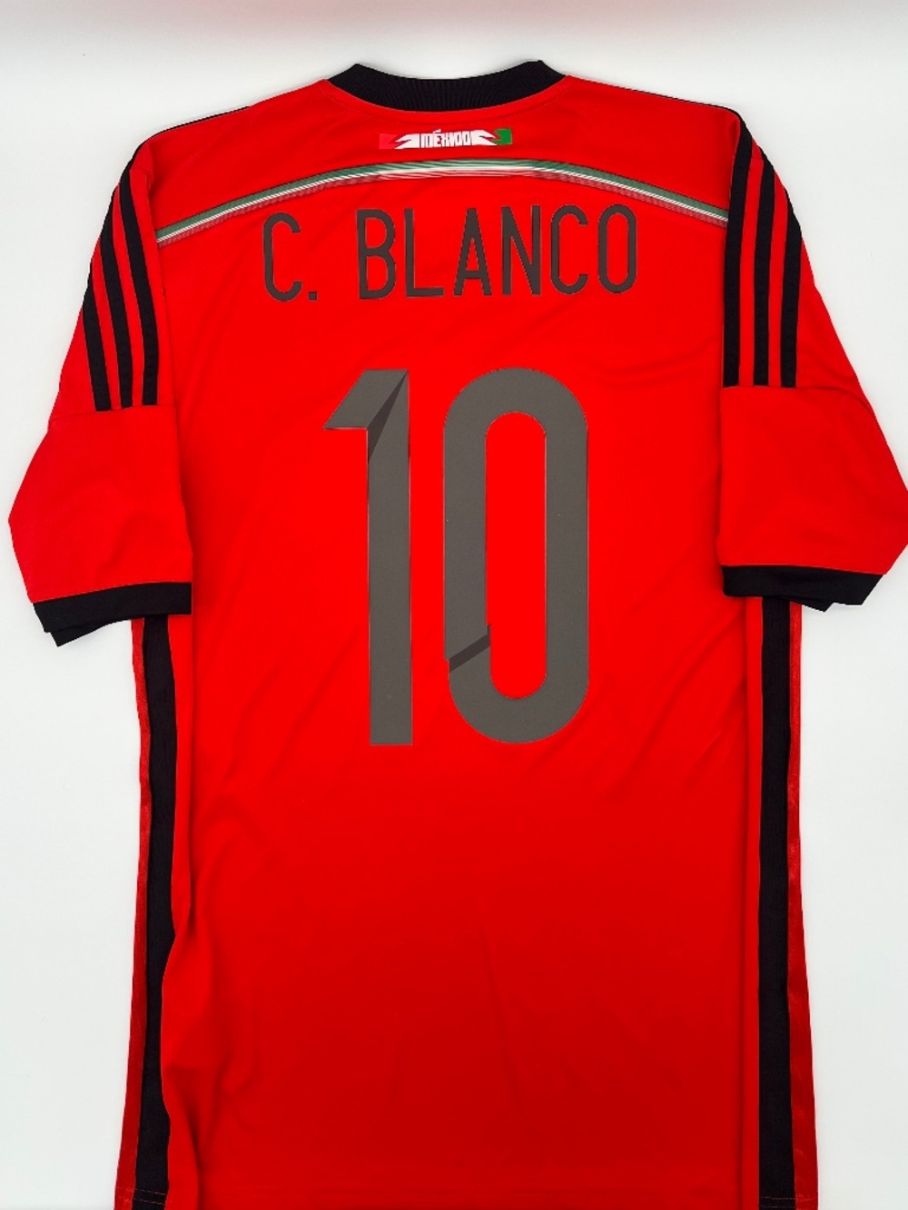 Mexico 2014/2015 Away C. Blanco #10 Authentic adidas Jersey M Men Red Soccer